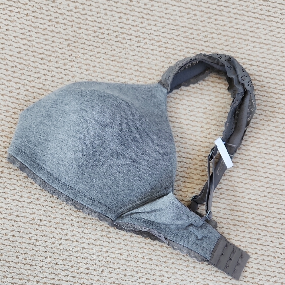 Womens Gray Support bra, 36D